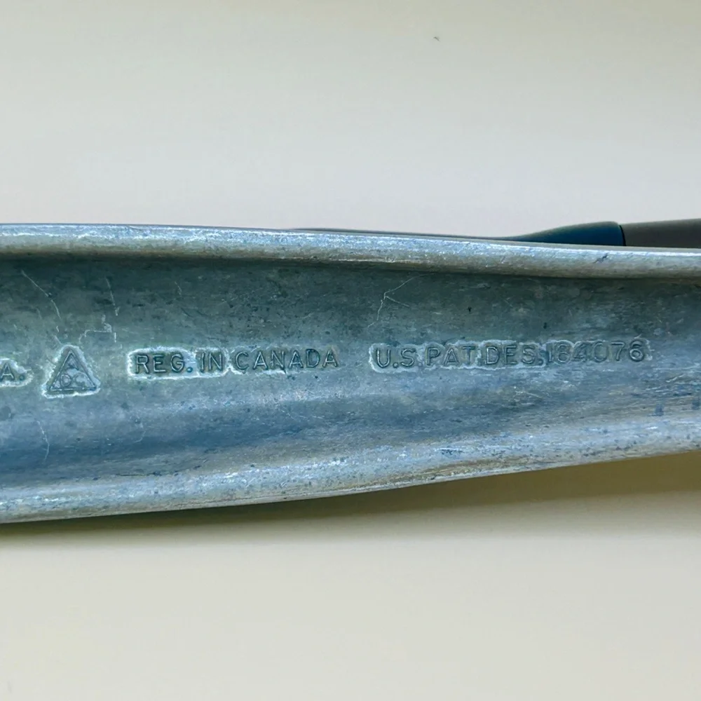 Old Roldip Ice Cream Scoop Silver Light Weight Maumee Ohio Metal Kitchen Tool